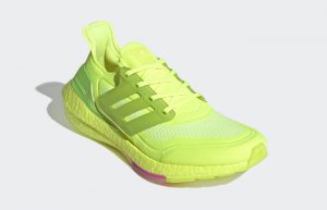 adidas Ultra Boost 21 Solar Yellow Pink FY0848 02