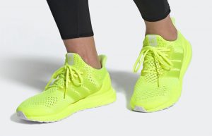 adidas Ultra Boost DNA 1.0 Solar Yellow FX7977 on foot 01