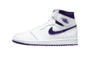 Air Jordan 1 High White Court Purple Womens CD0461-151 01