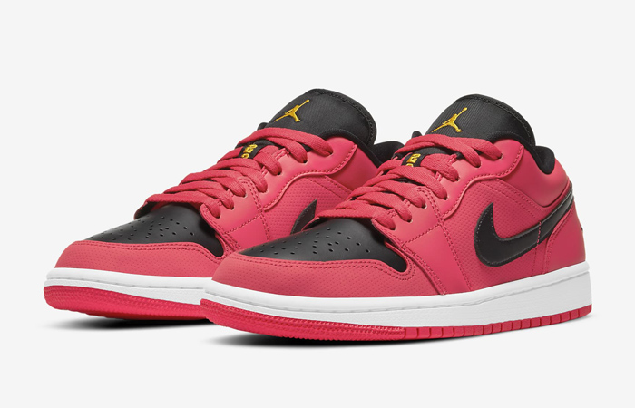 Air Jordan 1 Low Siren Red Black Womens DC0774-600 02