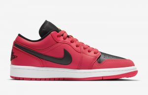 Air Jordan 1 Low Siren Red Black Womens DC0774-600 03