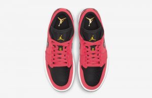 Air Jordan 1 Low Siren Red Black Womens DC0774-600 04