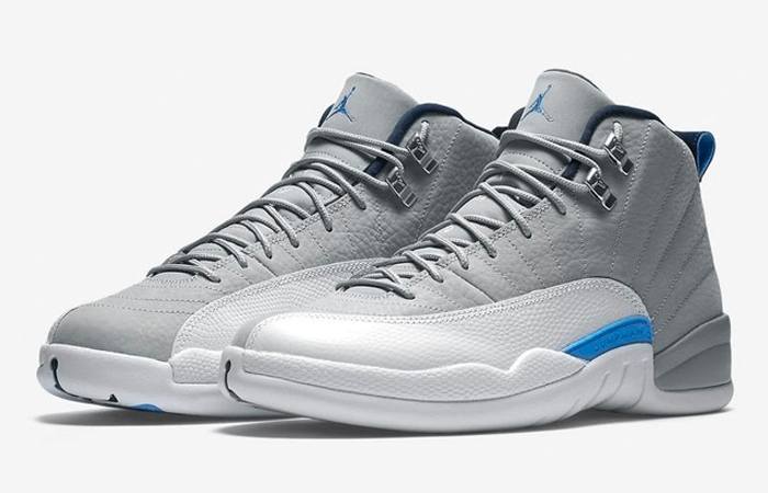 Air Jordan 12 Grey University Blue 130690-007 02