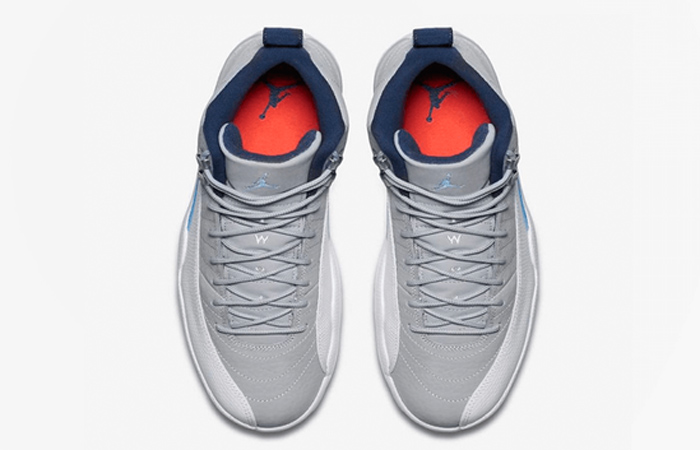 Air Jordan 12 Grey University Blue 130690-007 03