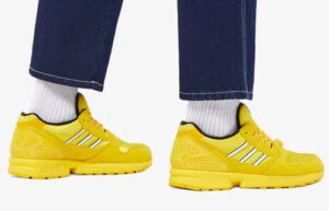 LEGO adidas ZX 8000 Yellow White FY7081 onfoot 01