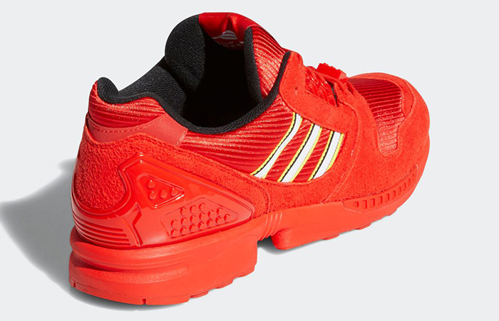 Lego adidas ZX 8000 Red White FY7084 05