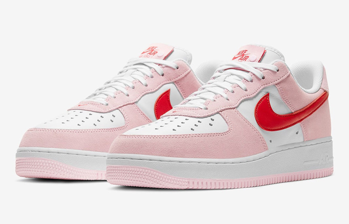Nike Air Force 1 07 Low Valentines Day Tulip Pink DD3384-600 04