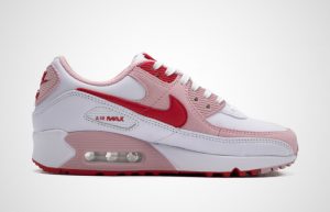 Nike Air Max 90 Valentines Day Pink White Womens DD8029-100 06