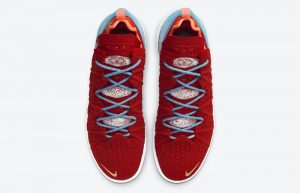 Nike LeBron 18 Gong Xi Fa Cai Red Blue CW3155-600 04