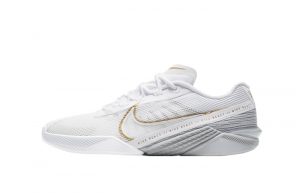 Nike React Metcon Turbo White Metallic Gold Womens CT1249-100 01