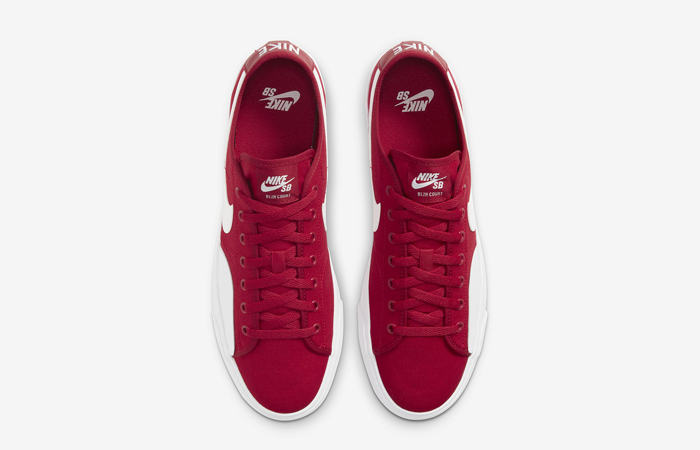 Nike SB Blazer Court Gym Red White CV1658-600 07