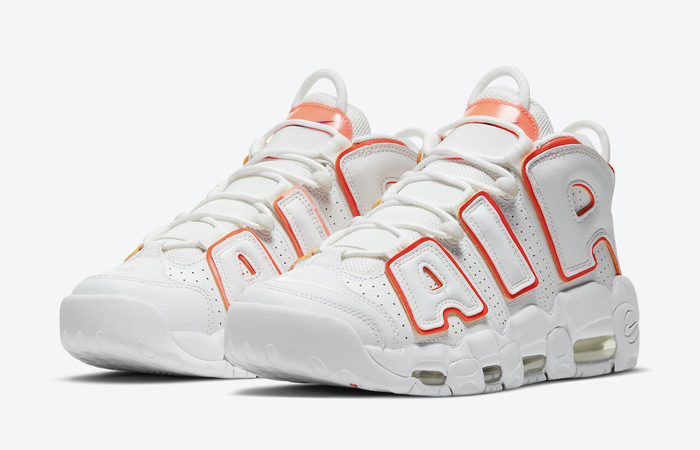 Nike Air More Uptempo Sunset White Orange DH4968-100 - Fastsole