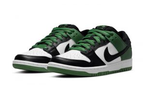 Nike Dunk Low Classic Green Black BQ6817-302 front corner