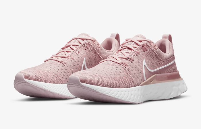 Nike React Infinity Run Flyknit 2 Pink Glaze Womens CT2423-600 - Where ...