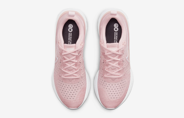 Nike React Infinity Run Flyknit 2 Pink Glaze Womens CT2423-600 04