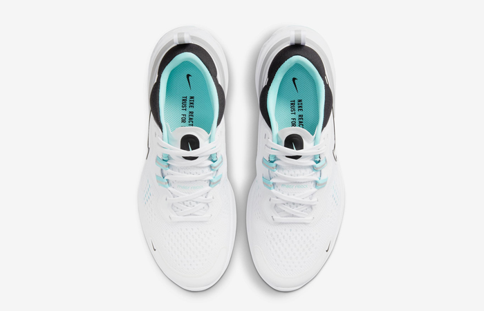 Nike React Miler 2 White Dynamic Turquoise Womens CW7136-100 - Where To ...