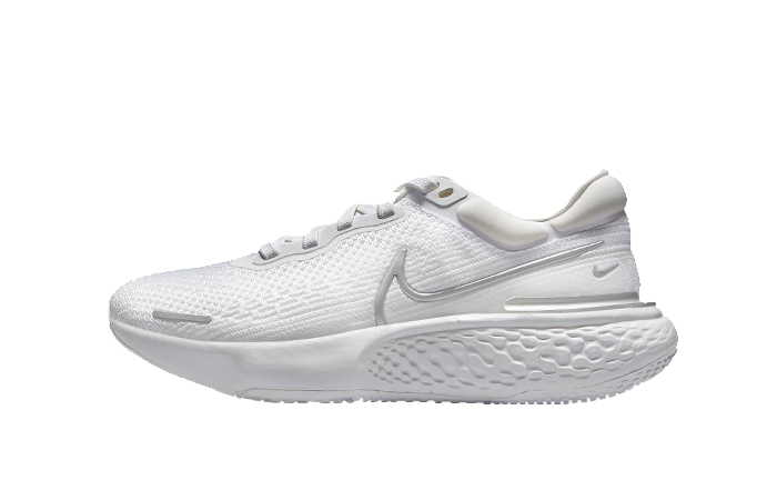 Nike ZoomX Invincible Run Flyknit White Pure Platinum Womens CT2229-101 01