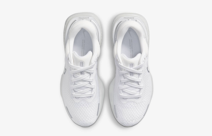 Nike ZoomX Invincible Run Flyknit White Pure Platinum Womens CT2229-101 04