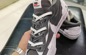 Sacai Nike Blazer Low Dark Grey White DD1877-002 03