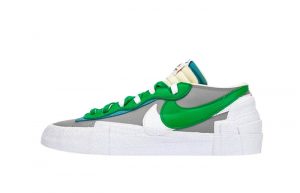 Sacai Nike Blazer Low Medium Grey Classic Green DD1877-001 01