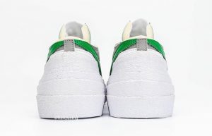 Sacai Nike Blazer Low Medium Grey Classic Green DD1877-001 05
