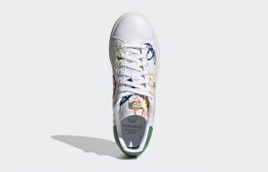 adidas Stan Smith Chalk White Green Womens FX5653 07