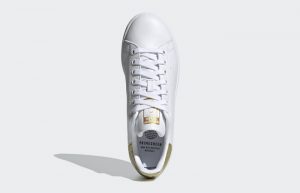 adidas Stan Smith Cloud White Metallic Gold Womens G58184 04