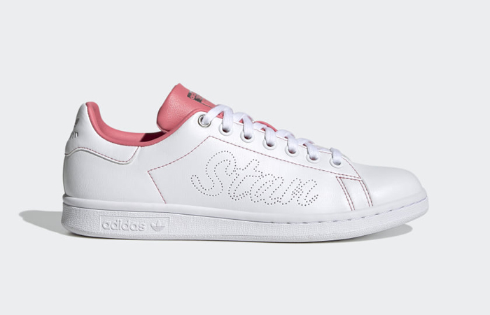adidas Stan Smith White Hazy Rose Womens FY5465 03