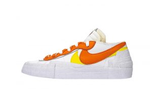 sacai Nike Blazer Low White Magma Orange DD1877-100 01