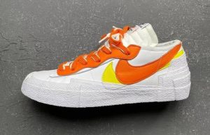sacai Nike Blazer Low White Magma Orange DD1877-100 02
