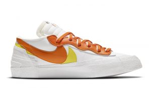 sacai Nike Blazer Low White Magma Orange DD1877-100 06