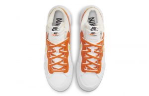 sacai Nike Blazer Low White Magma Orange DD1877-100 07