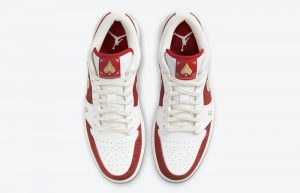 Air Jordan 1 Low Spades White Red DJ5185-100 07