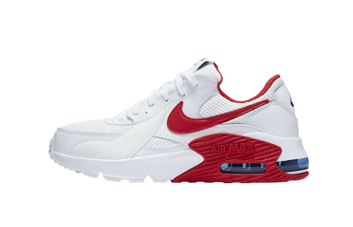 Nike Air Max Excee White Red CZ9373-100 01