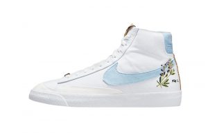 Nike Blazer Mid 77 Obsidian White Flower CI1166-100 01