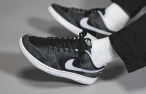 Nike Dunk Low PRM Animal Pack Black DH7913-001 on foot 02