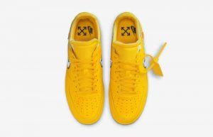 Off-White Nike Air Force 1 Low University Gold DD1876-700 up