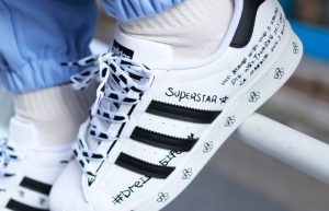 adidas Superstar Sharpie White Black GV9804 on foot 02