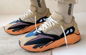 adidas Yeezy Boost 700 Enflame Amber GW0297 on foot 01