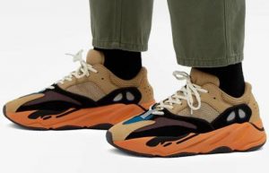 adidas Yeezy Boost 700 Enflame Amber GW0297 on foot 02