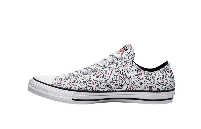 Keith Haring Converse Chuck Taylor Low White 171860C 01