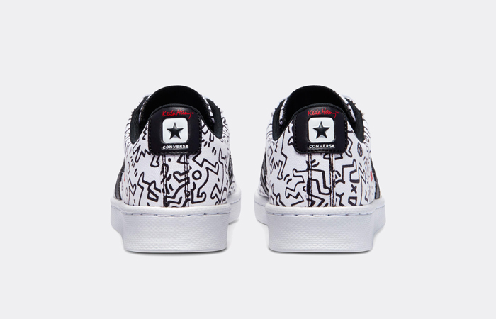 Keith Haring Converse Pro Leather Low White 171857C 05
