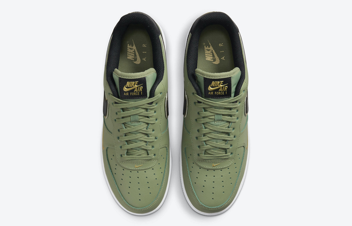 Nike Air Force 1 Green Gold Swoosh DA8481-300 04