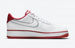 Nike Air Force 1 Hello White University Red CZ0327-100 03