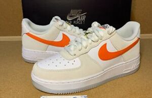 Nike Air Force 1 Low First Use White Orange DA8302-101 01