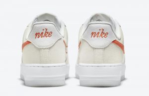 Nike Air Force 1 Low First Use White Orange DA8302-101 05