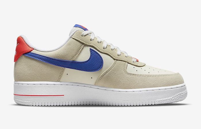 Nike Air Force 1 Low Sail Red Blue DM8314-100 right