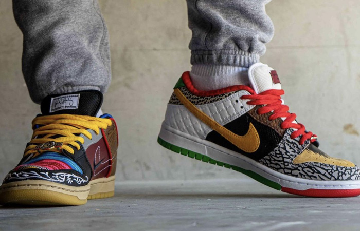 Nike SB Dunk Low What The P Rod Multi CZ2239-600 on foot 02