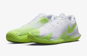 NikeCourt Zoom Vapor Cage 4 Rafa White Lime Glow DD1579-100 02