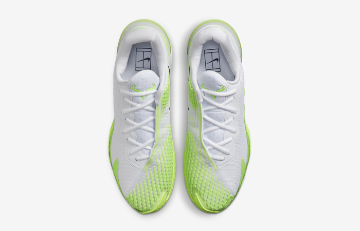NikeCourt Zoom Vapor Cage 4 Rafa White Lime Glow DD1579-100 04